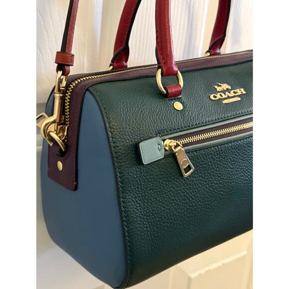 Coach Rowan Satchel Forest Multi Style CE 648. Excellent Condition - Picture 8 of 8